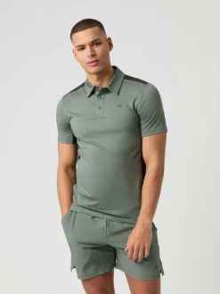 Ace Mesh Panel Polo Shirt