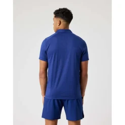 ace mesh panel polo shirt
