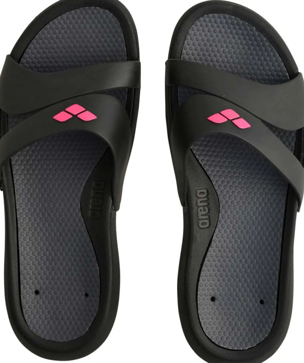 Arena Nina Black-darkgrey slippers