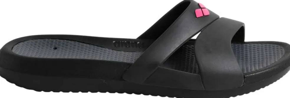 Arena Nina Black-darkgrey slippers