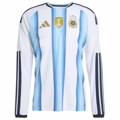 Argentinië 26 Authentiek Thuisshirt met Lange Mouwen