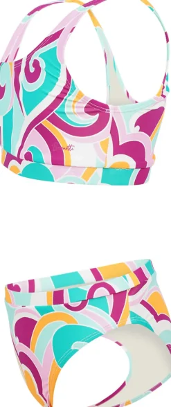 Avivi-swirl kids bikini