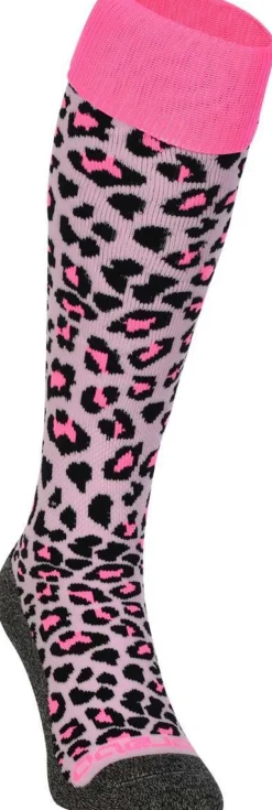 Bc8450b Socks Cheetah Soft Pink