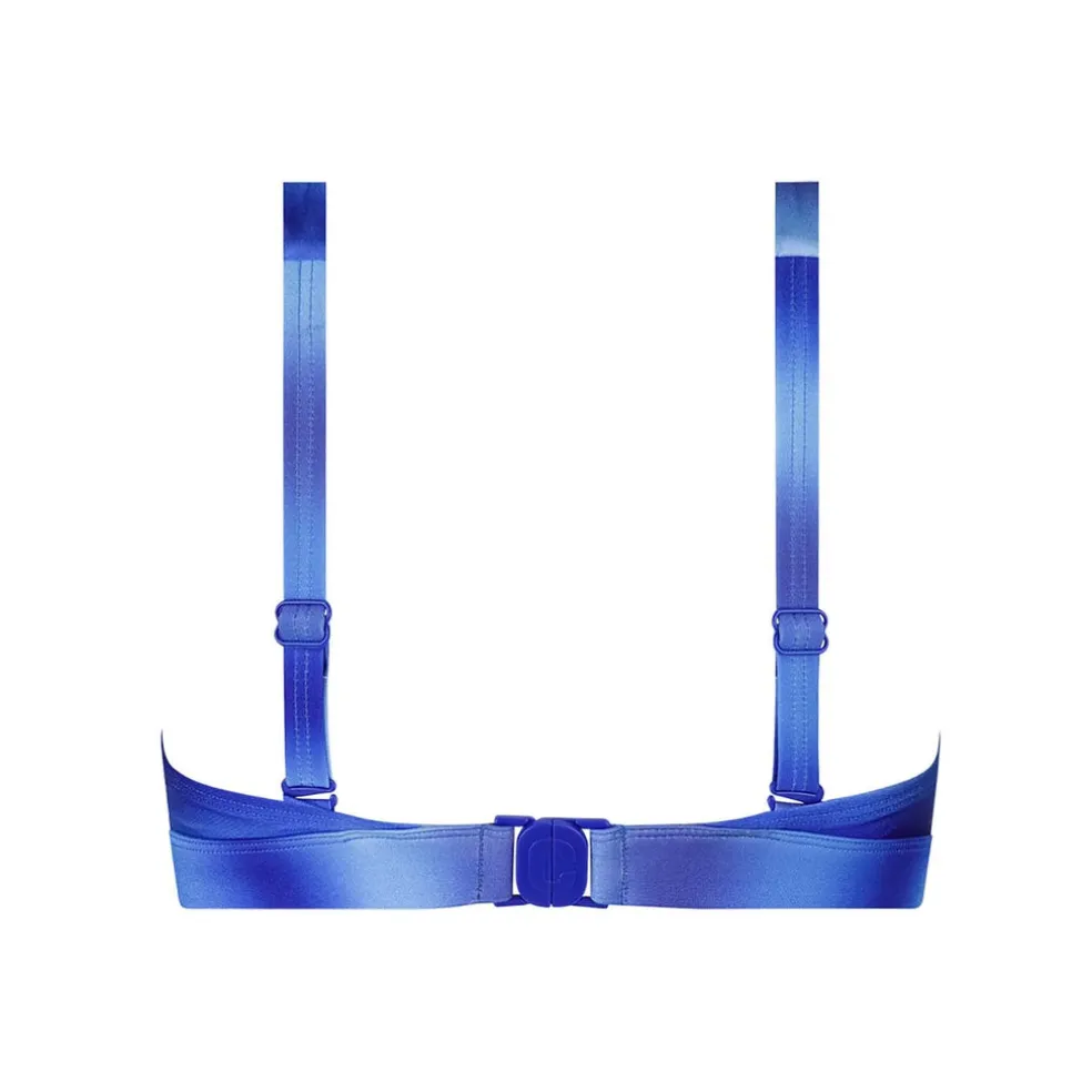 bikini top triangle buckle push-up