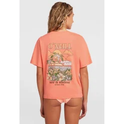 Boxy Back Print T-shirt strand