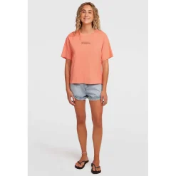 Boxy Back Print T-shirt strand