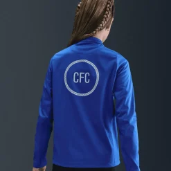 Chelsea FC Strike Third Big Kids' Dri-FIT Total 90 Soccer Knit Drill Top