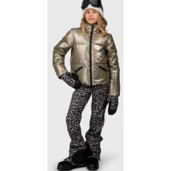 Coldlaky-print Girls Softshell broek