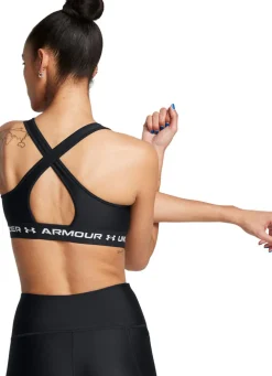 crossback mid bra-blk