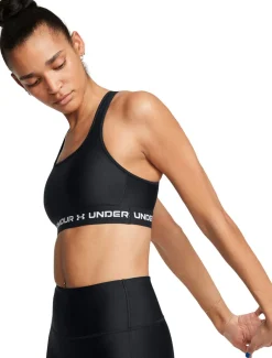 crossback mid bra-blk