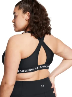 crossback mid bra-blk