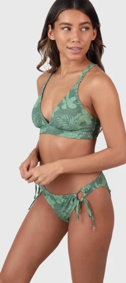 Delphina-leaf Women Bikini Top