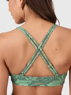 Delphina-leaf Women Bikini Top