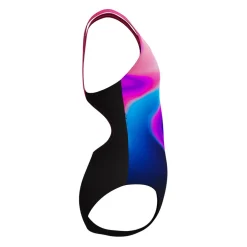 ENG PRINT SPLASHBACK 1PC DKPNK/BLK
