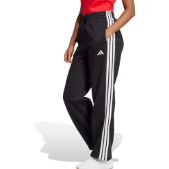 Essentials 3-Stripes Open-Hem French Terry Broek