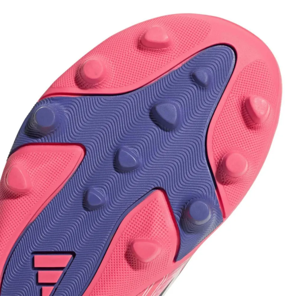 f50 hyperfast club velcro fg/mg gras/kunstgras voetbalschoenen