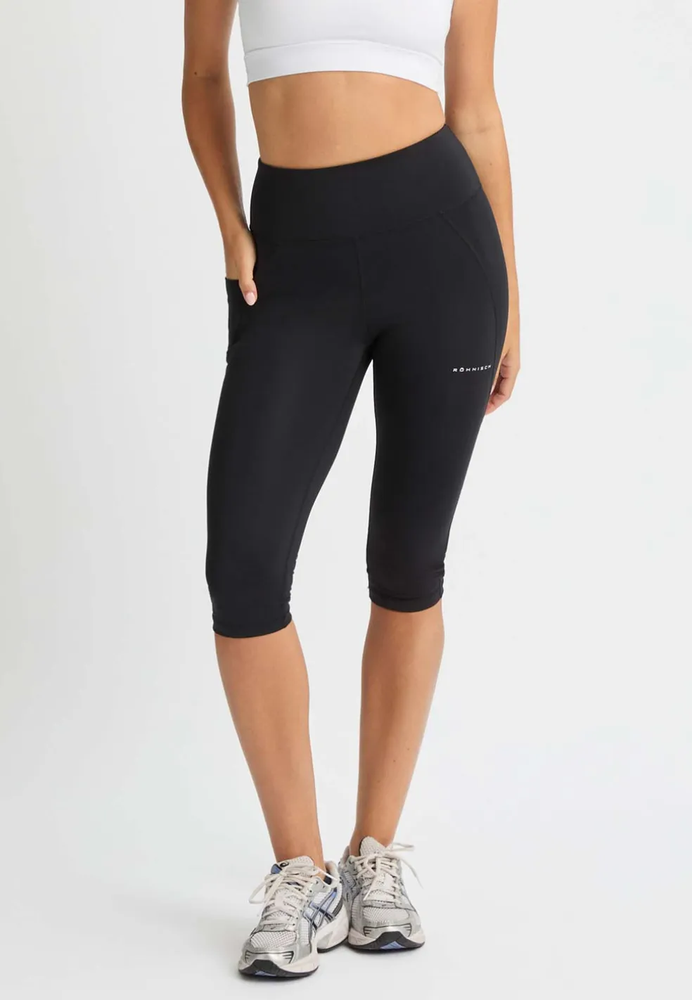 Flattering High Waist Capri Tights