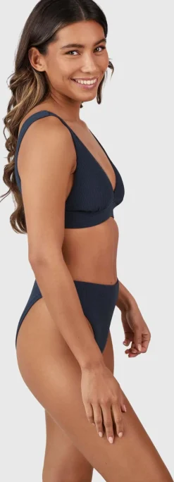 Flores-rib Women Bikini Bottom