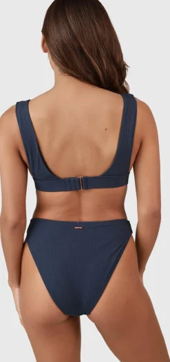 Flores-rib Women Bikini Bottom