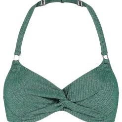 green glitter Bikinitop