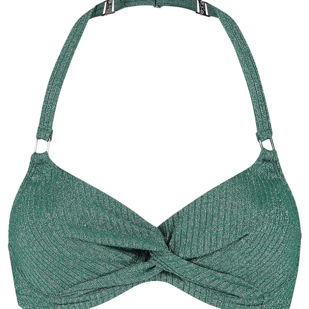 green glitter Bikinitop