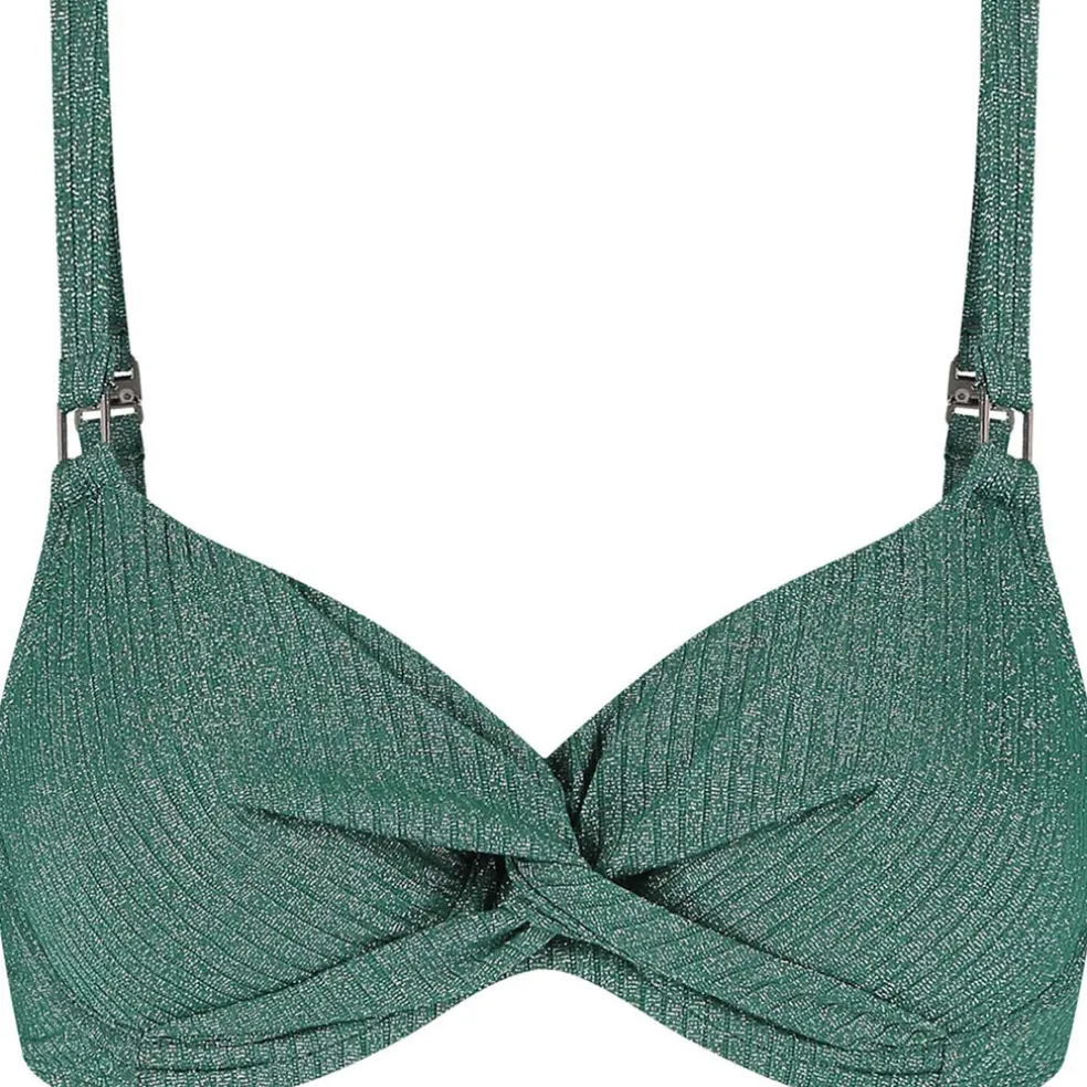 green glitter Bikinitop