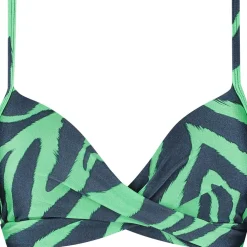green tiger Bikinitop