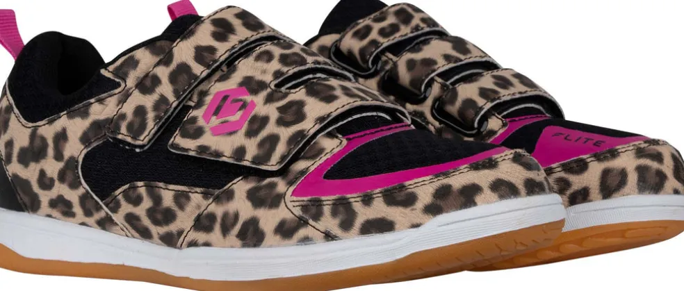 Indoor Velcro Leopard hockeyschoenen