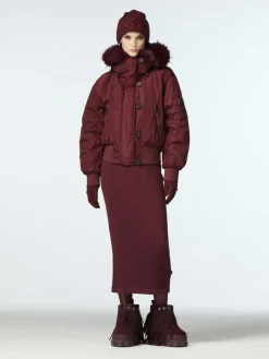 JEANNE ski jacket FAUX BORDER
