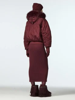 JEANNE ski jacket FAUX BORDER