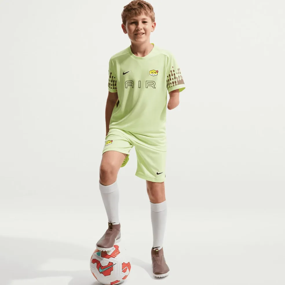 Kylian Mbappe Academy Big Kids' Dri-FIT VoetbalShirt