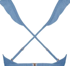 Leopard Spots Ruffle Bikinitop