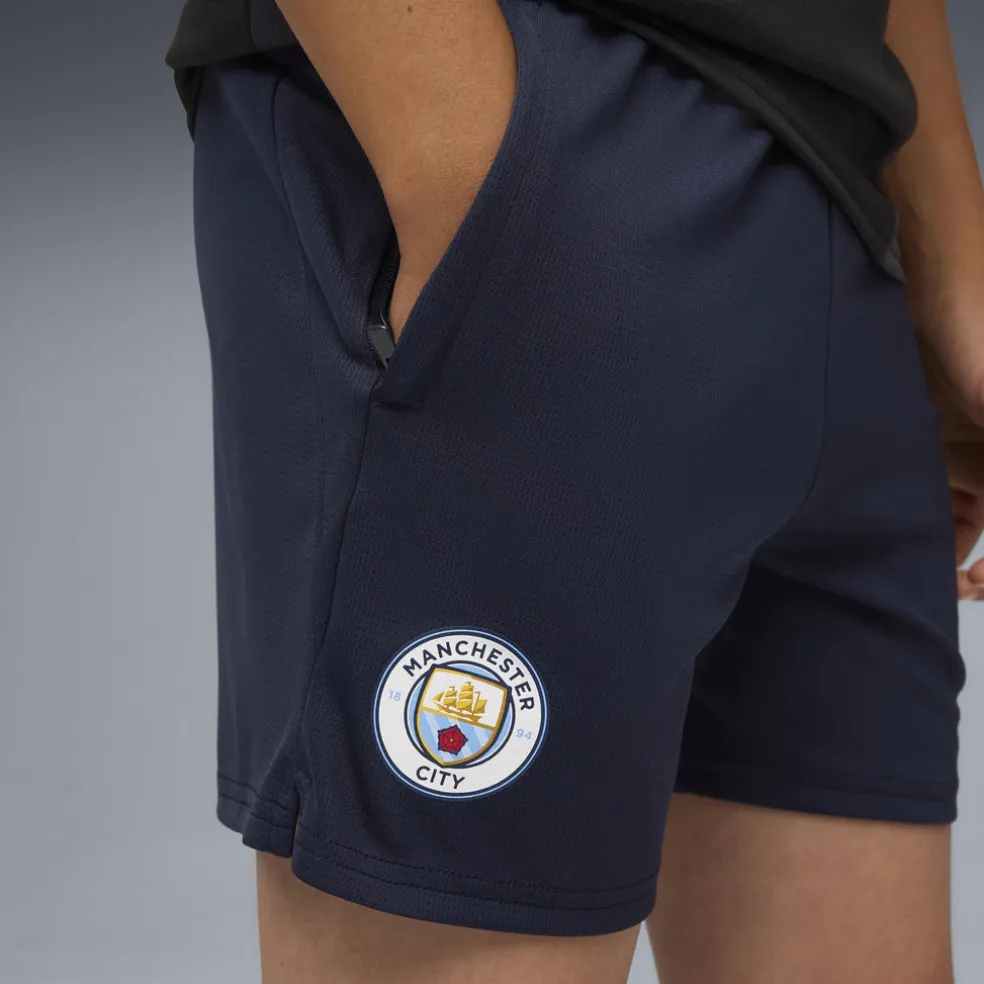 Mcfc Training Shorts W/pocket Jr
