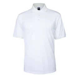 men pique polo