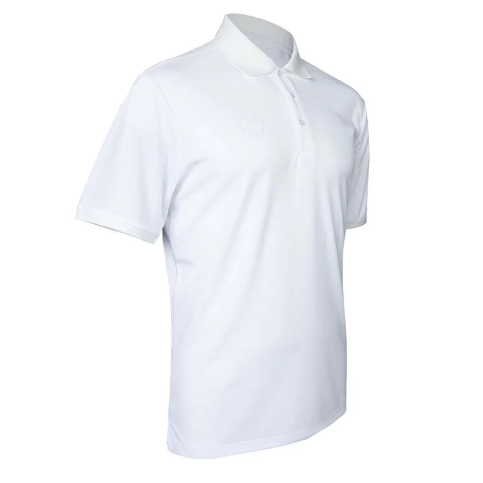 men pique polo