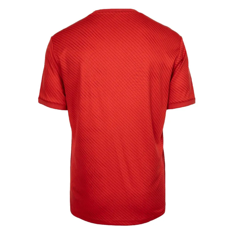 men pique printed T-shirts