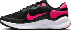 NIKE REVOLUTION 7 (GS), BLACK/HYPER PINK-WHITE, 4.5
