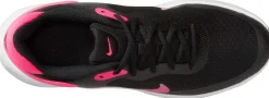 NIKE REVOLUTION 7 (GS), BLACK/HYPER PINK-WHITE, 4.5