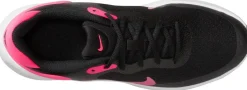 NIKE REVOLUTION 7 (GS), BLACK/HYPER PINK-WHITE, 4.5