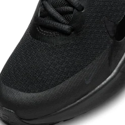 NIKE REVOLUTION 7 (GS), BLACK/HYPER PINK-WHITE, 4.5