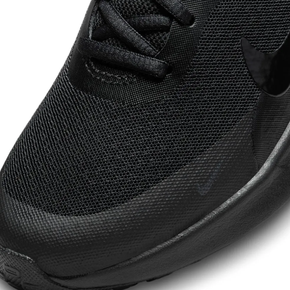 NIKE REVOLUTION 7 (GS), BLACK/HYPER PINK-WHITE, 4.5