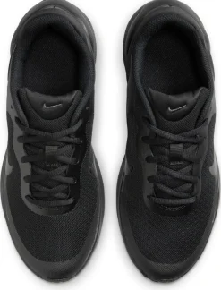 NIKE REVOLUTION 7 (GS), BLACK/HYPER PINK-WHITE, 4.5