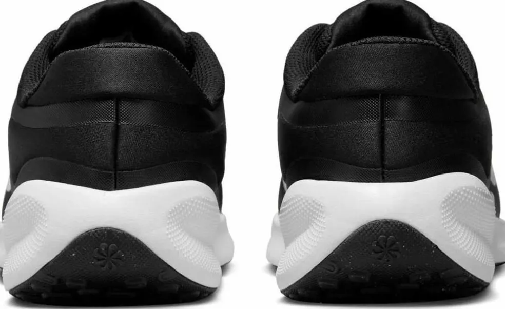 NIKE REVOLUTION 7 (GS), BLACK/HYPER PINK-WHITE, 4.5