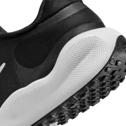 NIKE REVOLUTION 7 (GS), BLACK/HYPER PINK-WHITE, 4.5