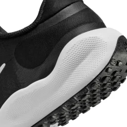 NIKE REVOLUTION 7 (GS), BLACK/HYPER PINK-WHITE, 4.5
