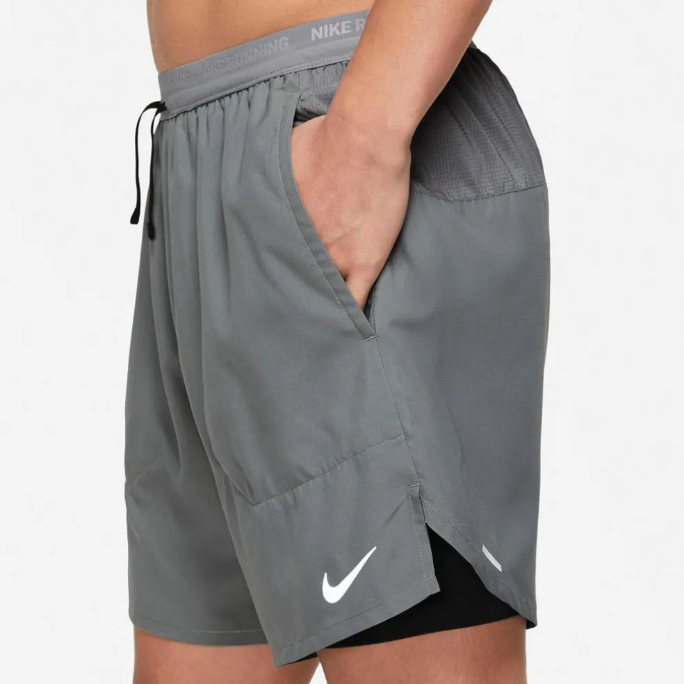 Nike Stride Mens Dri-Fit 7In 2-In-1 Running Shorts