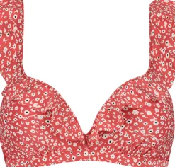 Painted Animal Ruffle Bikinitop