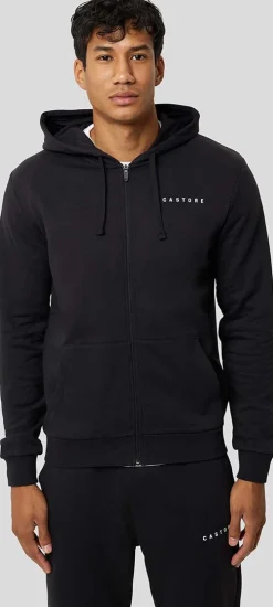 Peacoat Carbon Zip Through Hooded jack