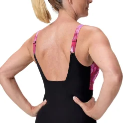 PRINT CONTOUR ECLIPSE 1PC BLK/DKPNK