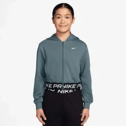 pro fleece big kids' Dri-FIT hoodie met rits